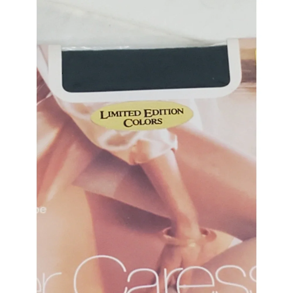 JCPenney Sheer Caress Control Top Pantyhose Sandalfoot Dark Hunter Green Short
